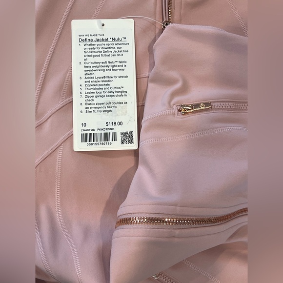 NWT LULULEMON DEFINE JACKET NULU